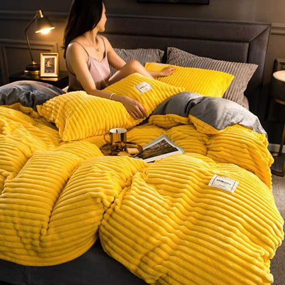 Luxus Fleece Bettbezug – Wärme und Komfort für den Winter