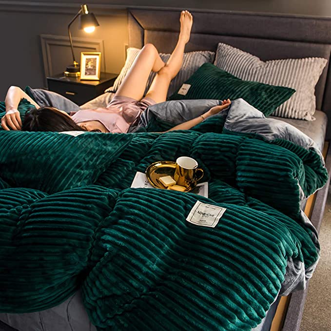 Luxus Fleece Bettbezug – Wärme und Komfort für den Winter