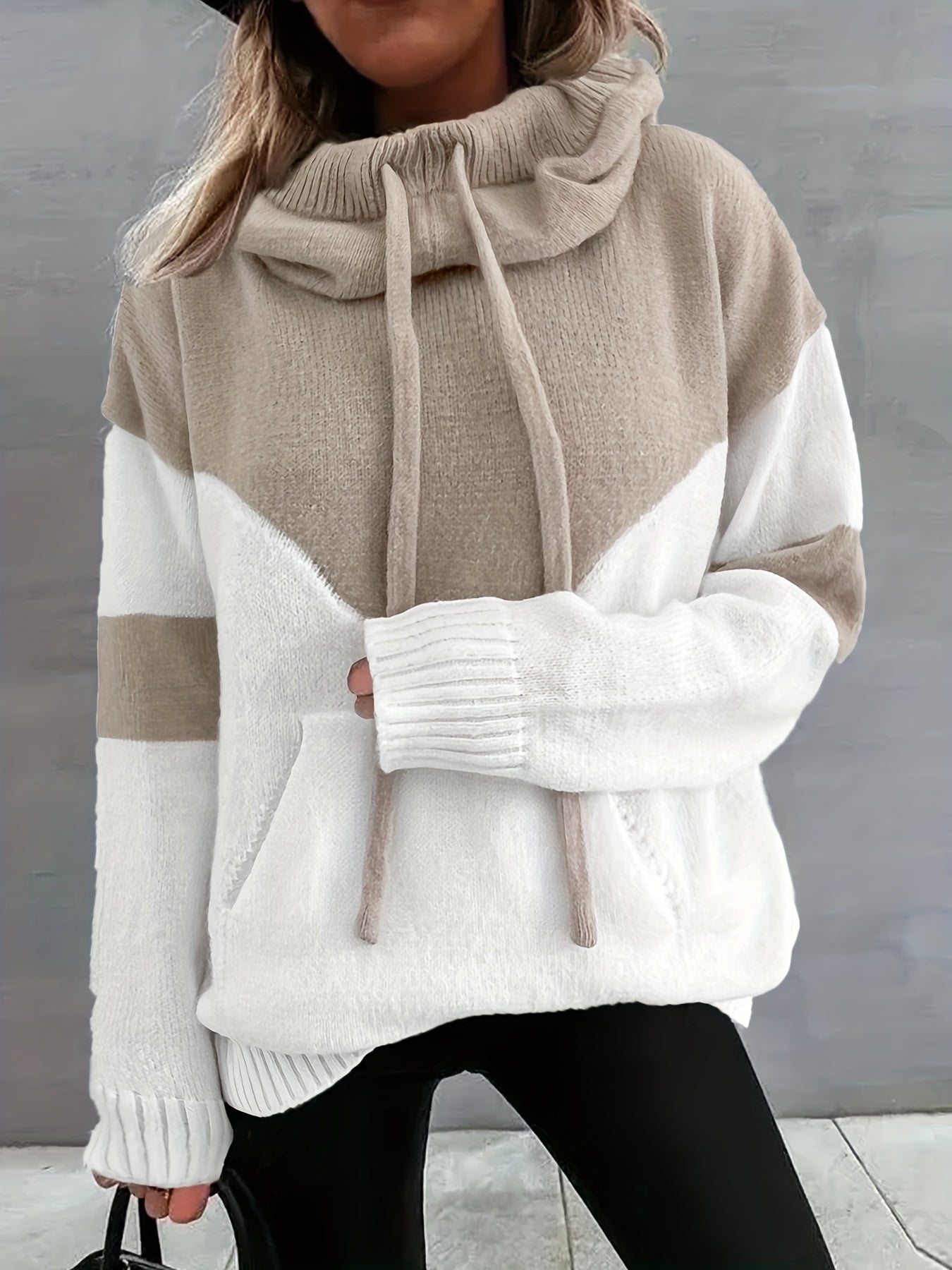 Lena Color Block Hoodie - Stylisch und Bequem für Damen
