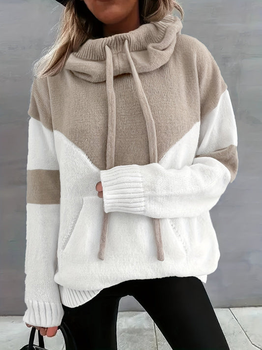 Lena Color Block Hoodie - Stylisch und Bequem für Damen
