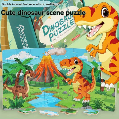 Pädagogisches Dinosaurierpuzzle – Für kreatives Lernen und Spielspaß