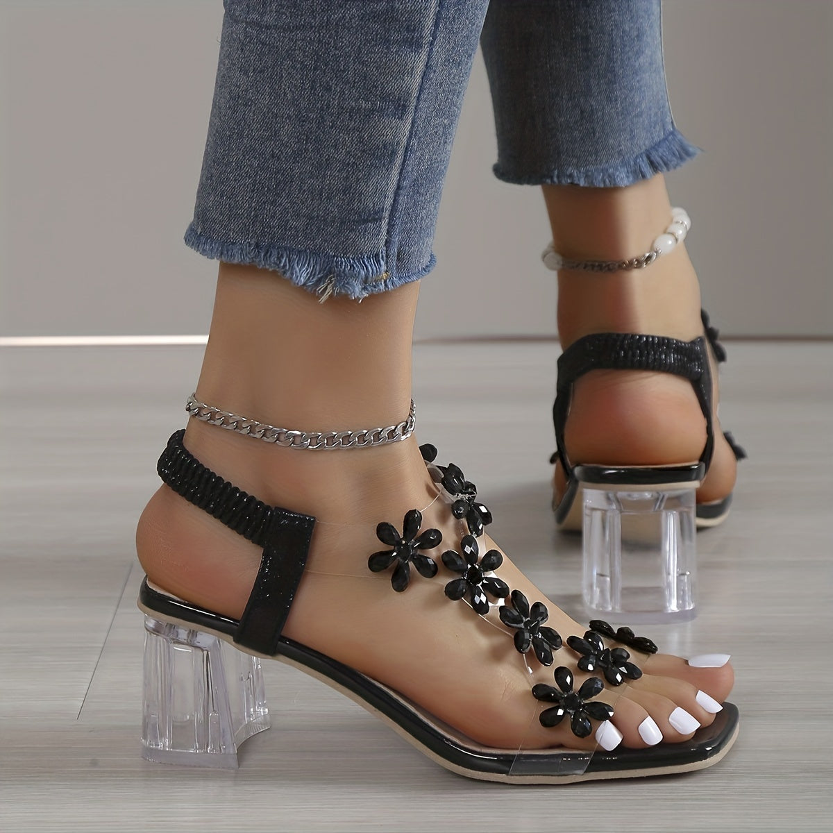Blumenfest Sandalen für Damen - Luftig und Schick für Sonnige Tage