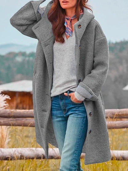 Eleganter Wollmantel für kalte Tage - Stilvoll und bequem