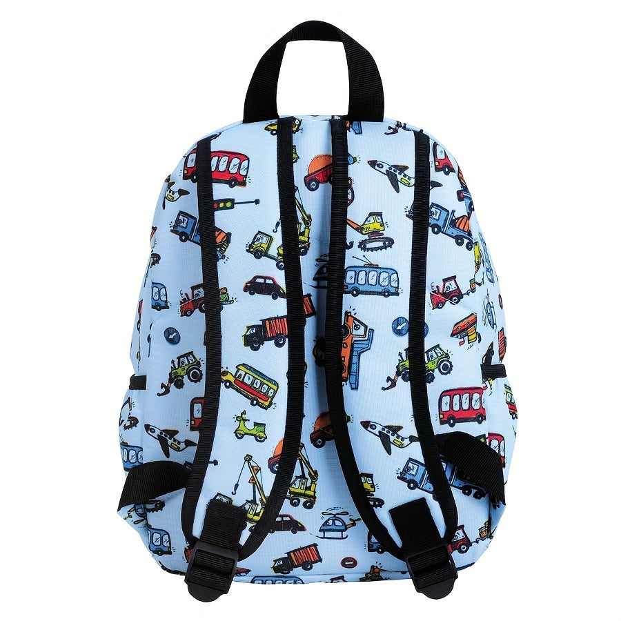 Fröhlicher Auto-Rucksack für Kinder – Für abenteuerliche Schultage
