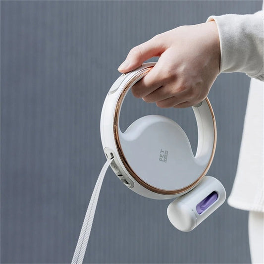 LED Automatische Hundeleine – Ergonomischer Griff & Sicherheitslicht