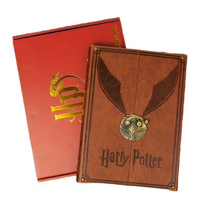 Magisches Hardcover Notizbuch mit Goldener Kugel – Perfekt für Tagebücher und Notizen
