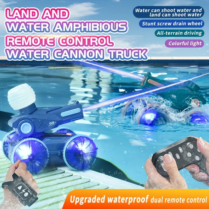 SplashRider Amphibischer RC Wasserkanonen Truck – Spritziger Spielspaß