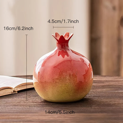 Granatapfel Vase – Handgemachte elegante Dekoration