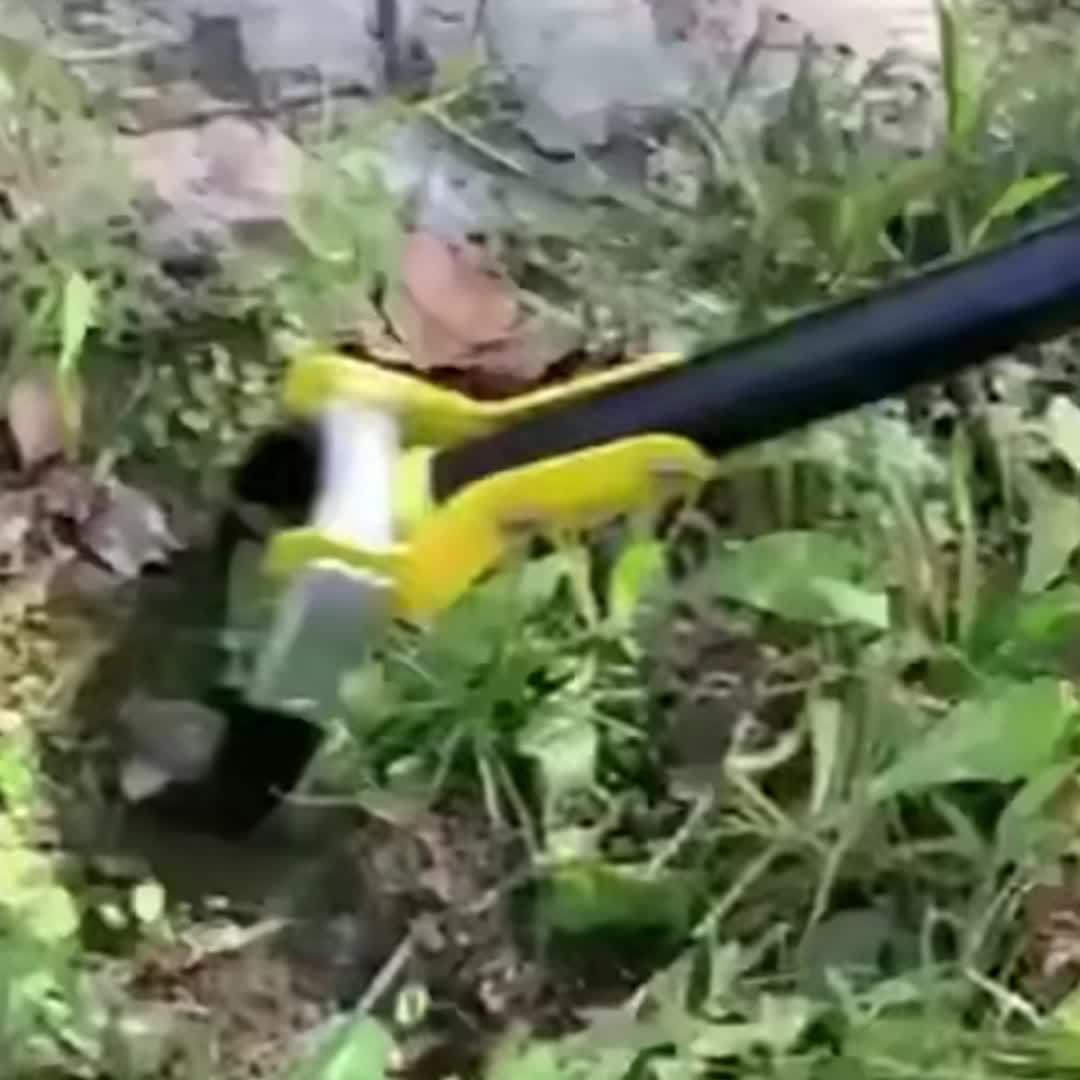 Edelstahl Ergonomisches Gartenwerkzeug mit Dreieckigem Kopf – Zum Unkrautjäten und Bodenbearbeitung