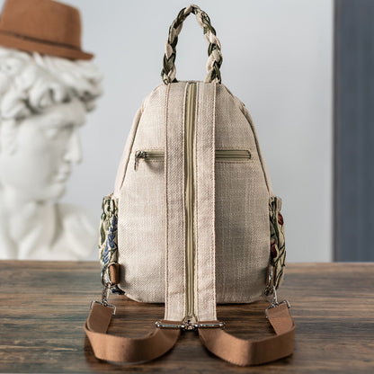 EthnoCharm Stickerei Rucksack – Künstlerisch und Praktisch