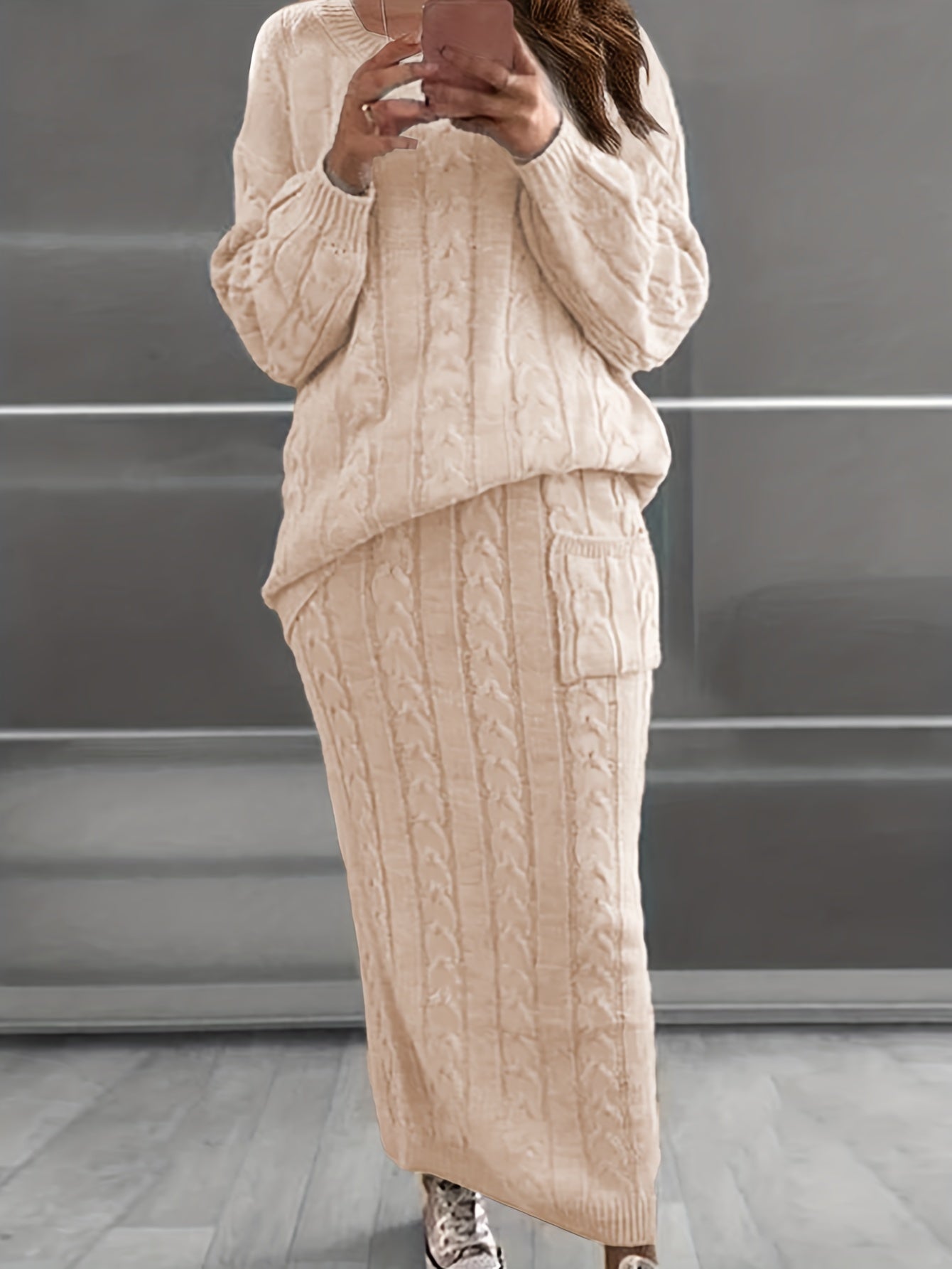Luna Plus-Size Sweatshirt Set – Bequem und Stylisch für Herbst & Winter