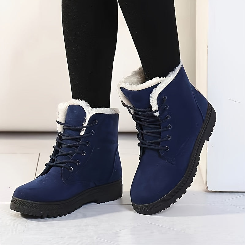 Damen Stilvolle Winter Stiefeletten - Halte deine Füße warm und komfortabel