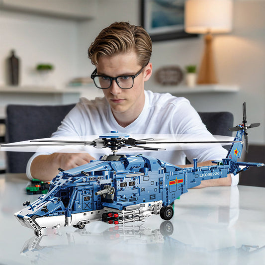Detailliertes Hubschrauber-Bauset – Technisch und Realistisch