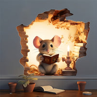 Muis leest een boek C 12*12cm