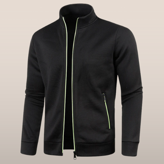 Leichte Sportjacke für Herren – Atmungsaktiv mit Stehkragen