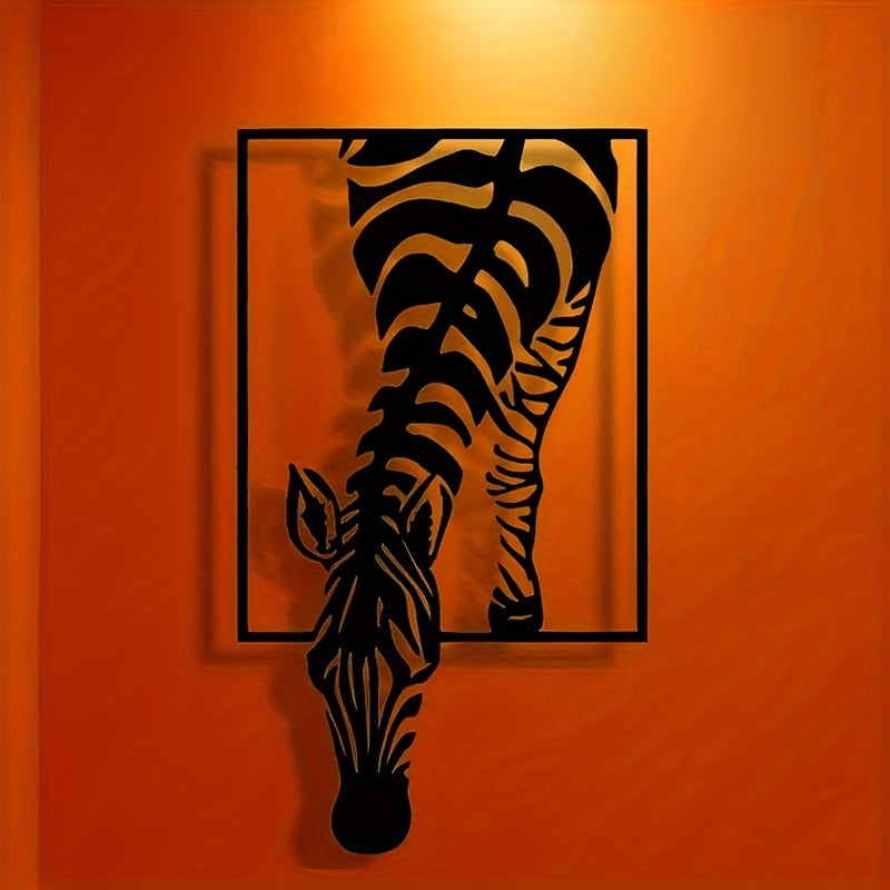 Zebra Silhouetten Wanddekoration – Stylische Eleganz für deinen Raum