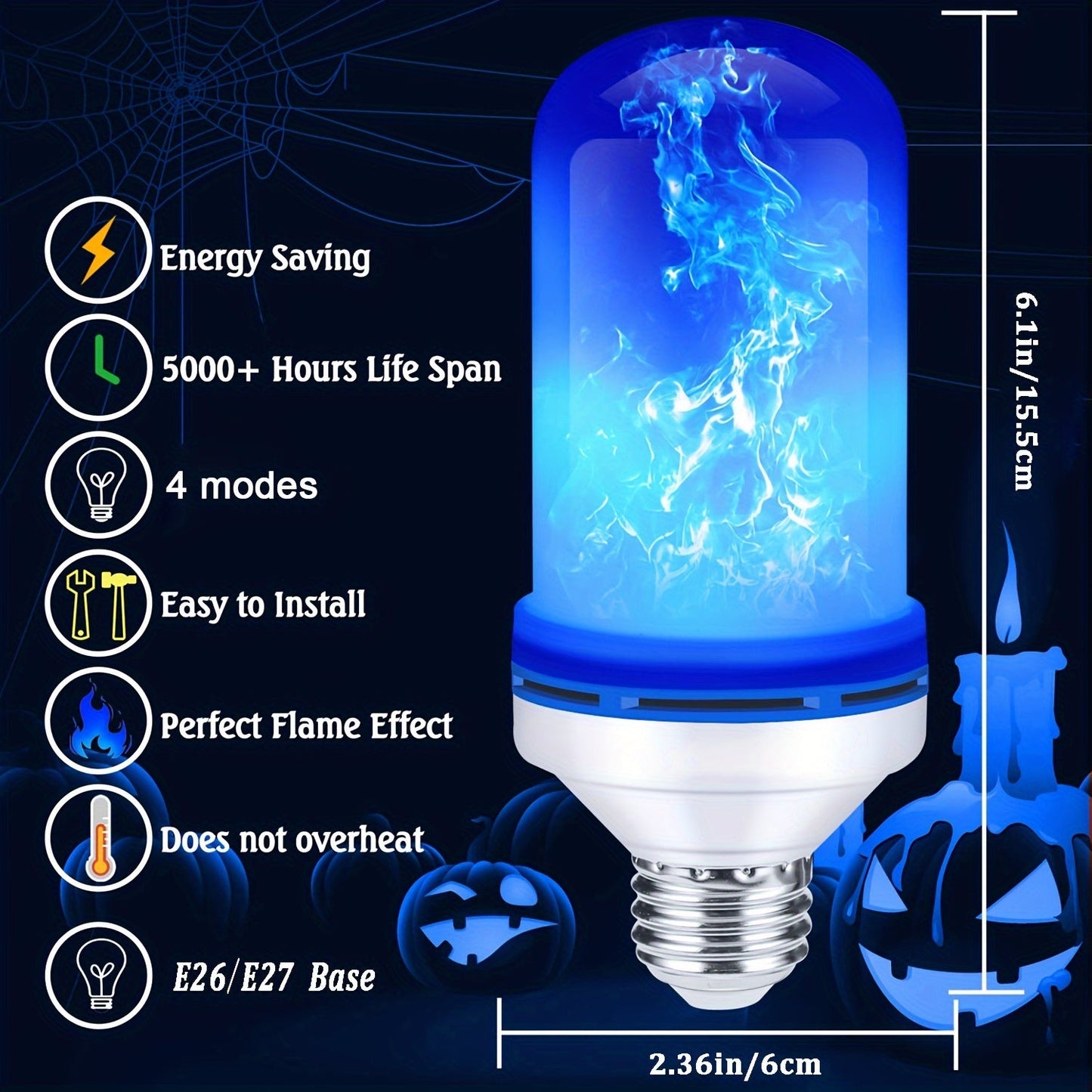 FireLight LED Lichter – Magischer Flammeneffekt in Zwei