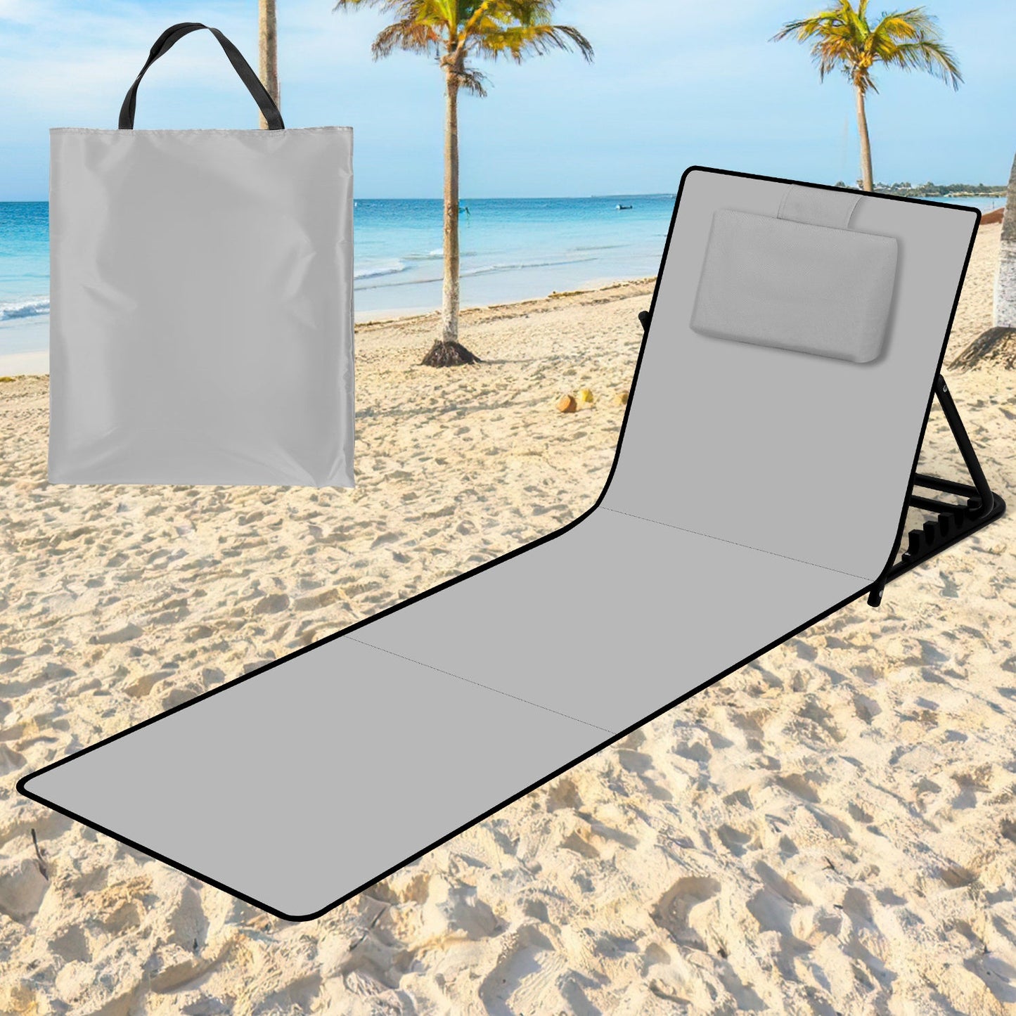 RelaxMate Tragbares Strandbett – Komfort und Bequemlichkeit Unterwegs
