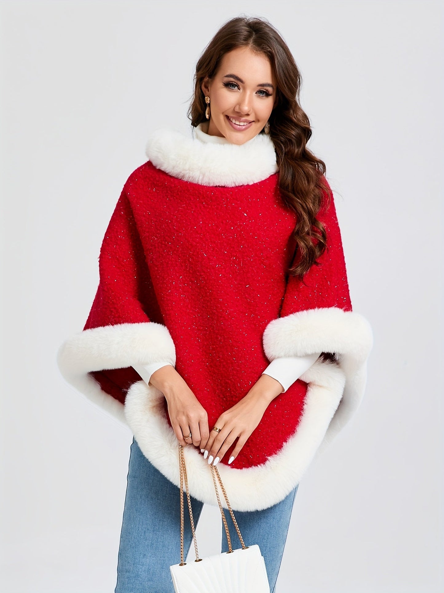 Liselotte Fluffy Poncho – Wärme und Komfort für die Kalten Tage