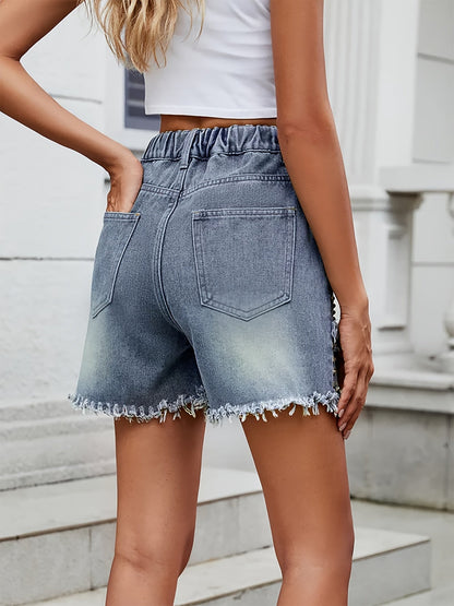 Punkrock Denim Shorts – Schlank und Trendy
