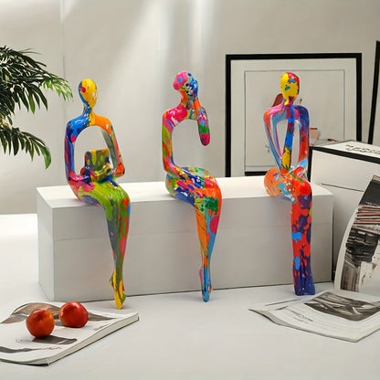 FarbExplosion Kunstfiguren Set – Für eine mutige und kreative Innenausstattung