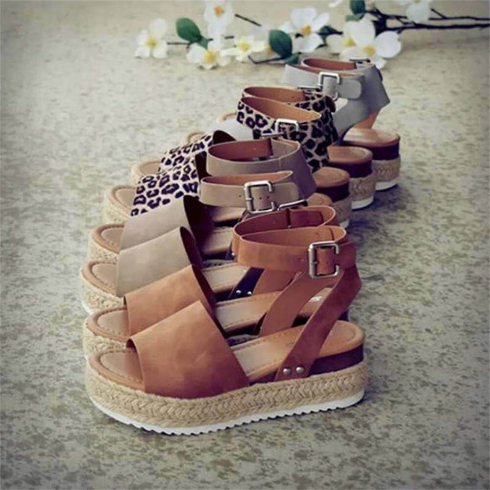 Damen Plattform Espadrille Sandalen – Stilvolles und bequemes Sommer-Schuhwerk