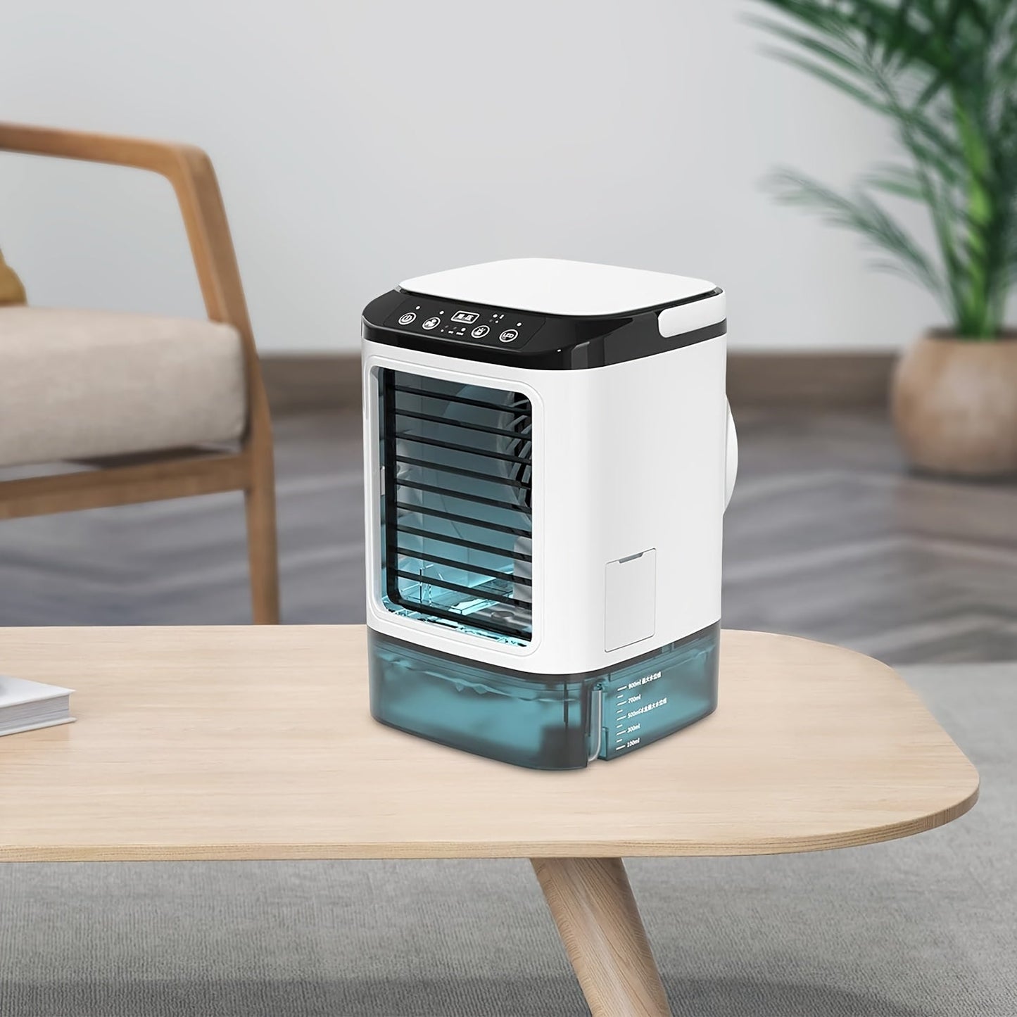Tragbare Mini-Wassergekühlte Klimaanlage – USB-betrieben mit großem Tank
