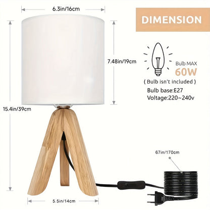 Natürliche Lichtstil Tripod Lampe – Für warmes und modernes Licht