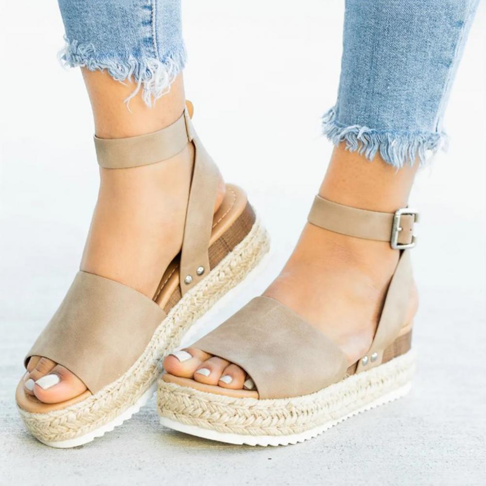 Damen Plattform Espadrille Sandalen – Stilvolles und bequemes Sommer-Schuhwerk