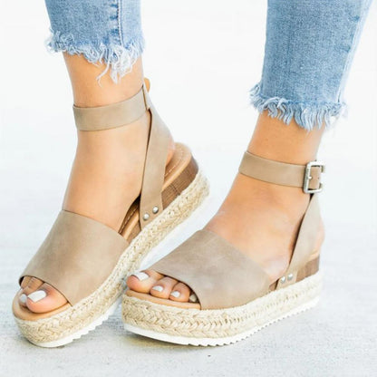 Damen Plattform Espadrille Sandalen – Stilvolles und bequemes Sommer-Schuhwerk
