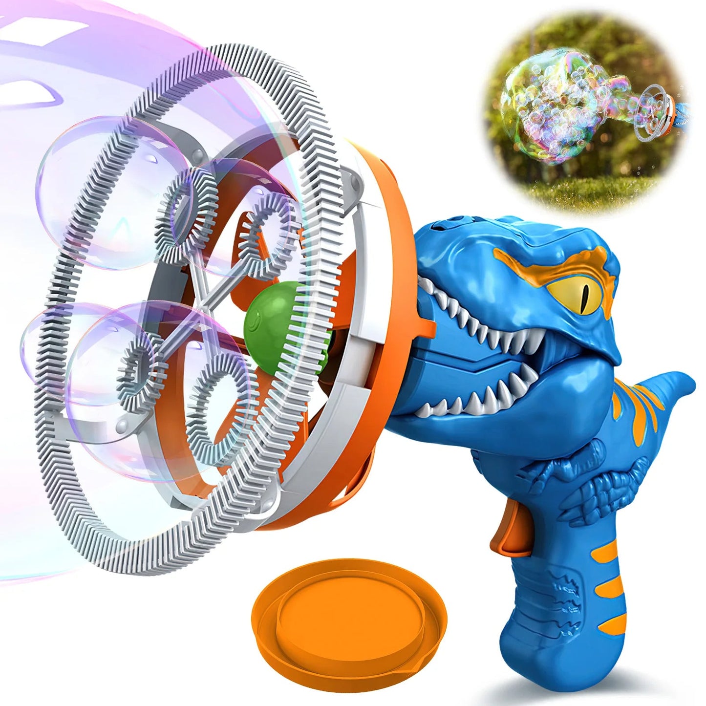 Dinosaurier-Seifenblasenpistole – Bubbles und Spaß