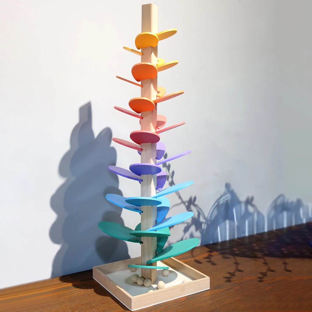 Regenbogen Holzbaum Spielzeug – Lehrreiches und Natürliches Spielvergnügen