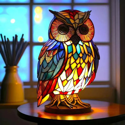 Künstlerische Glasmozaik Tierlampe – Farbe und Atmosphäre im Haus