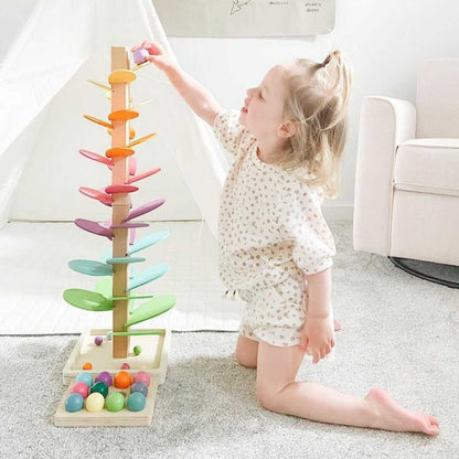Regenbogen Holzbaum Spielzeug – Lehrreiches und Natürliches Spielvergnügen