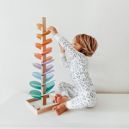 Regenbogen Holzbaum Spielzeug – Lehrreiches und Natürliches Spielvergnügen