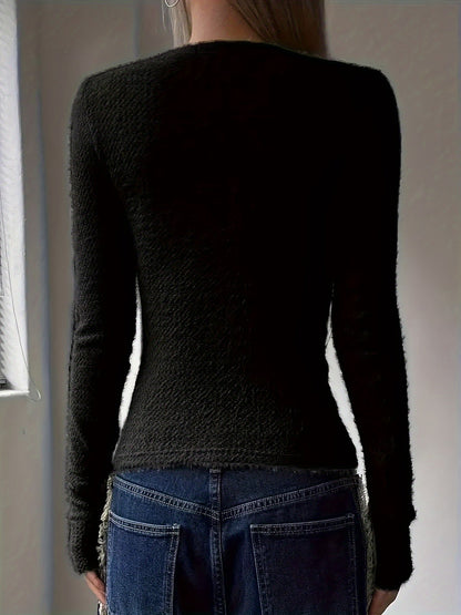 Elara Strickpullover – Komfortabel und stilvoll für Herbst und Winter