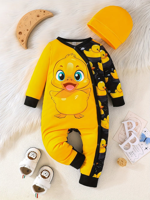 Fröhlicher Enten-Overall – Für bequeme Spielmomente