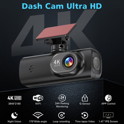 4K Ultra Dashcam – Schlanke Sicherheit und scharfe Bilder bei jeder Fahrt