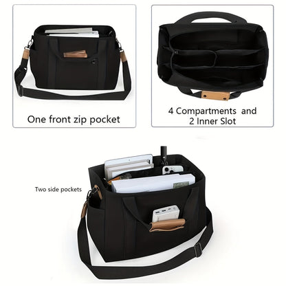 ComfortCarry Damen Tote Tasche – Leichtgewicht mit Abnehmbarem Band und Viel Stauraum