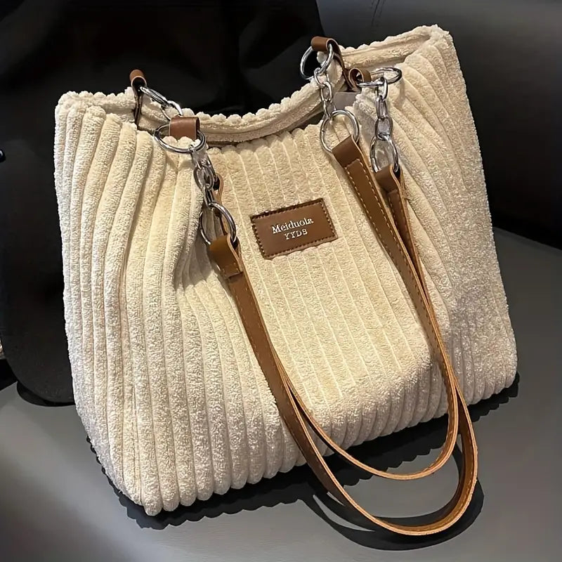 Mia Stilvolle Cord-Tasche – Luxus und Praktisch für Jeden Tag