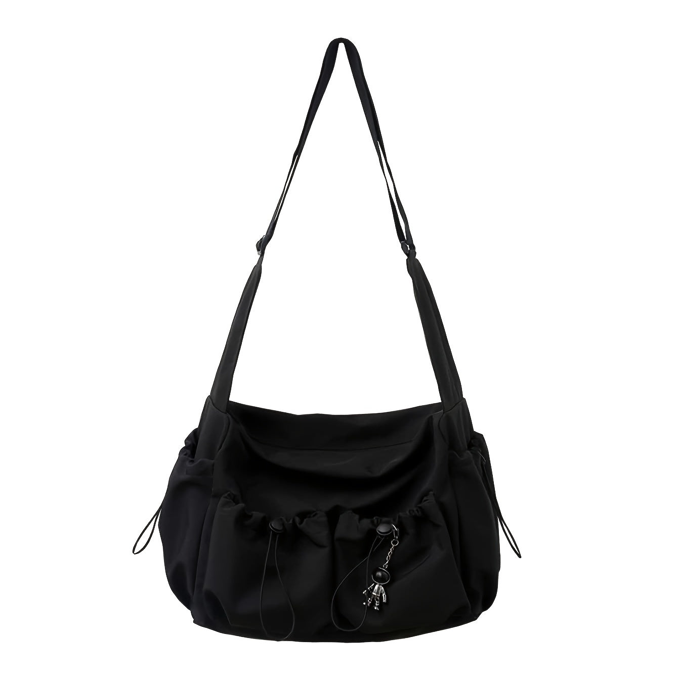 UrbanEase Umhängetasche – Kordelzug Schultertasche mit großer Kapazität