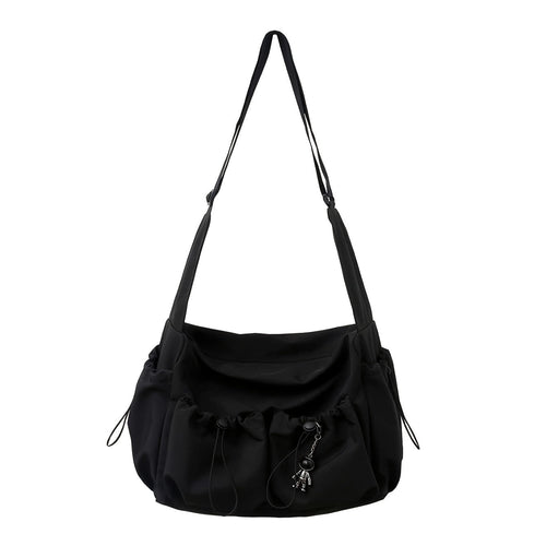 UrbanEase Umhängetasche – Kordelzug Schultertasche mit großer Kapazität