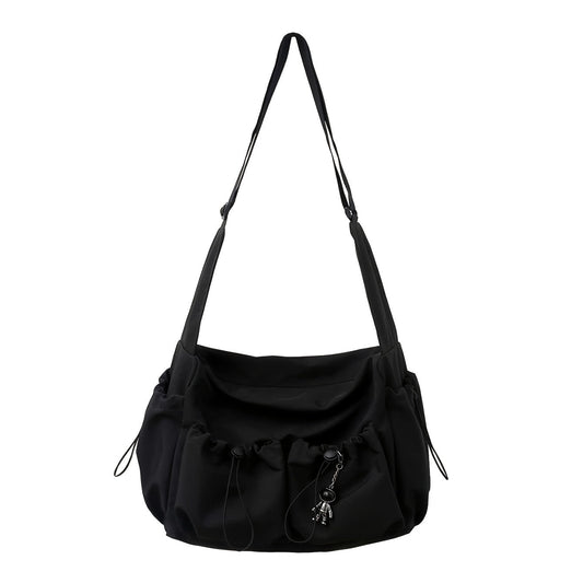 UrbanEase Umhängetasche – Kordelzug Schultertasche mit großer Kapazität