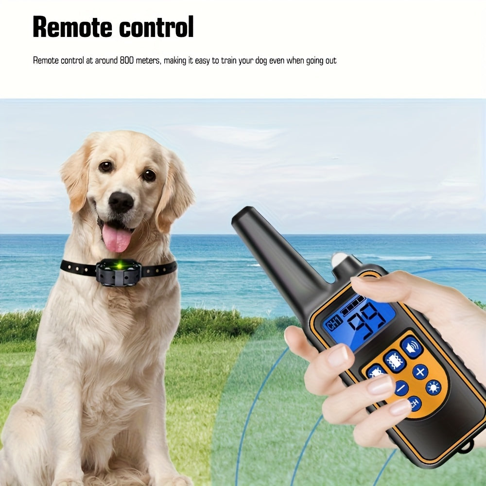 Smart Trainer Pro – Wiederaufladbarer Fernhundehalsband mit Piepton & Vibration