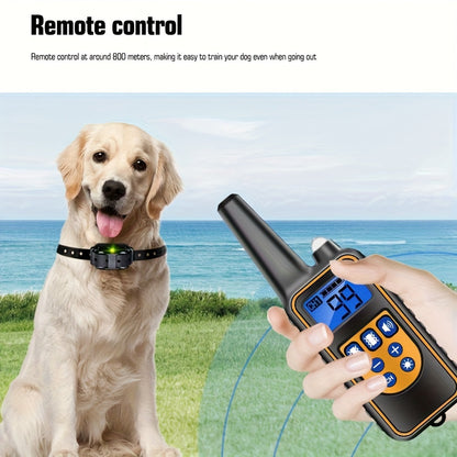 Smart Trainer Pro – Wiederaufladbarer Fernhundehalsband mit Piepton & Vibration