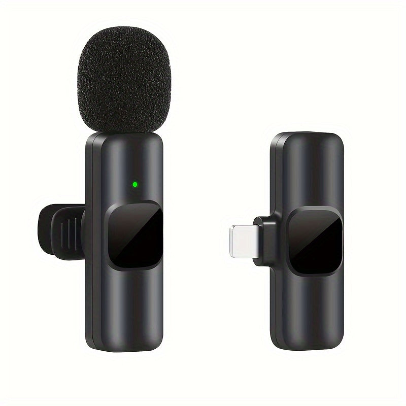 Professionelles drahtloses Lavalier-Mikrofon - Perfekt für Videoaufnahmen und Live-Streaming