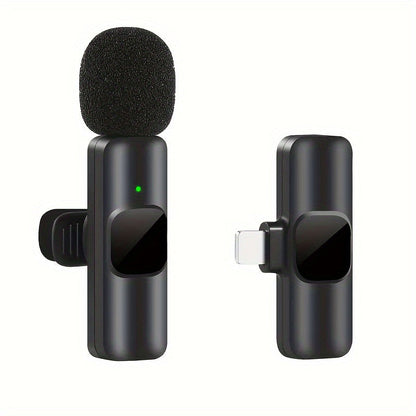 Professionelles drahtloses Lavalier-Mikrofon - Perfekt für Videoaufnahmen und Live-Streaming