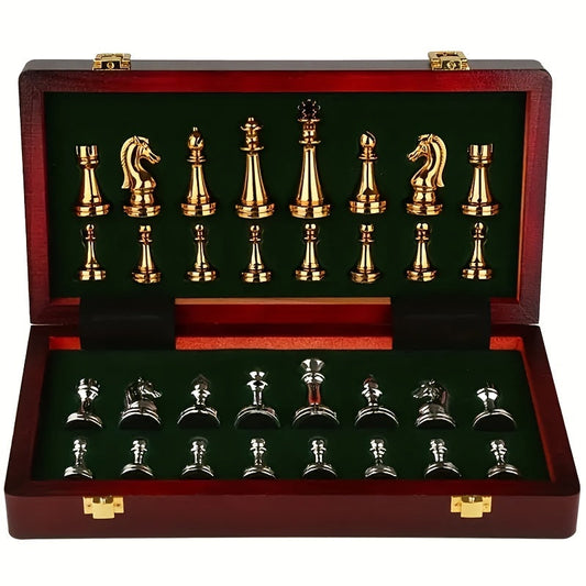 Vintage Schachspiel Set – Strategisch und Zeitlos