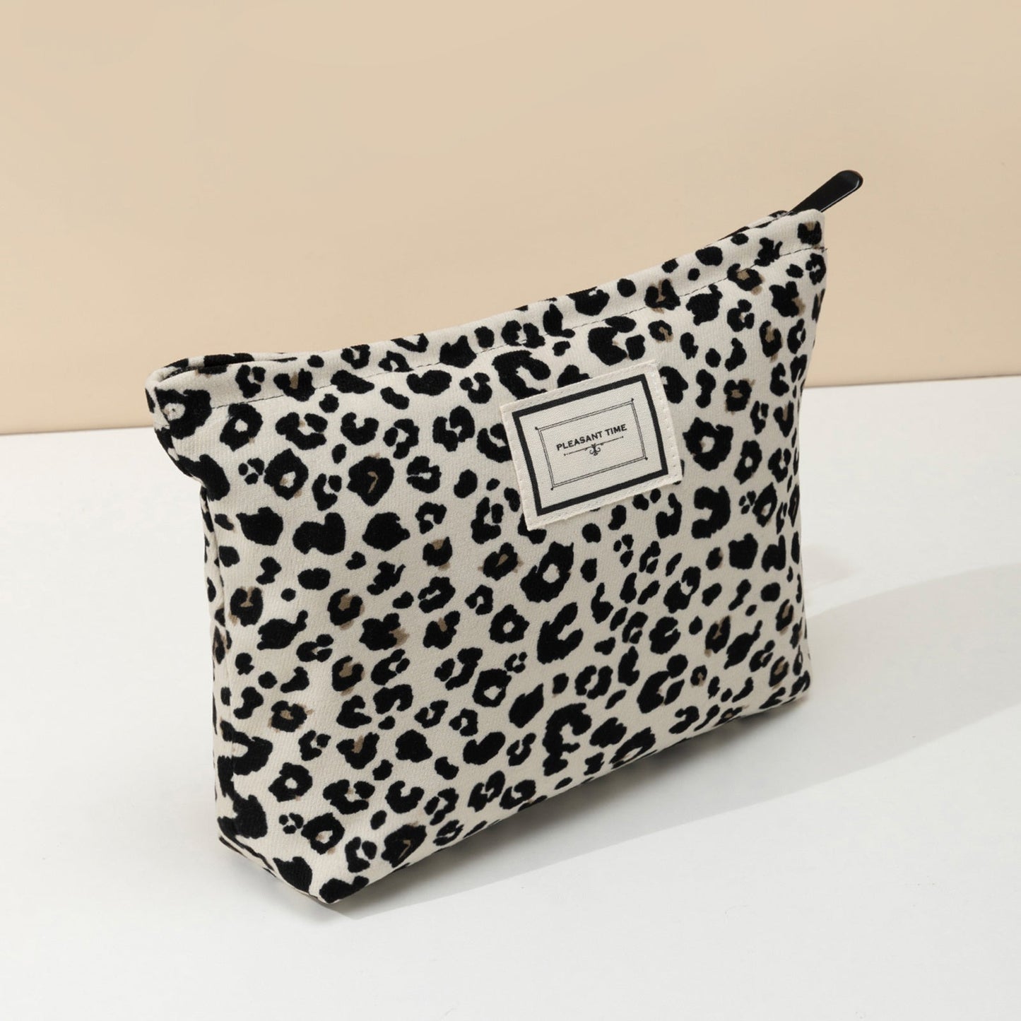 Schicke Leoparden-Make-up-Tasche – Kompakt und Funktional