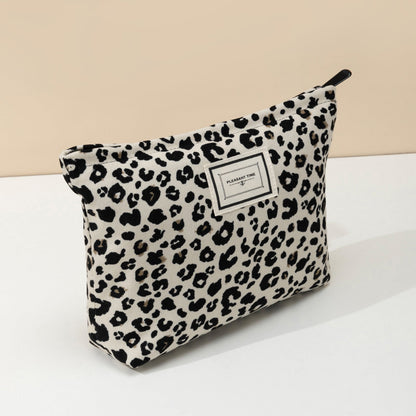 Schicke Leoparden-Make-up-Tasche – Kompakt und Funktional